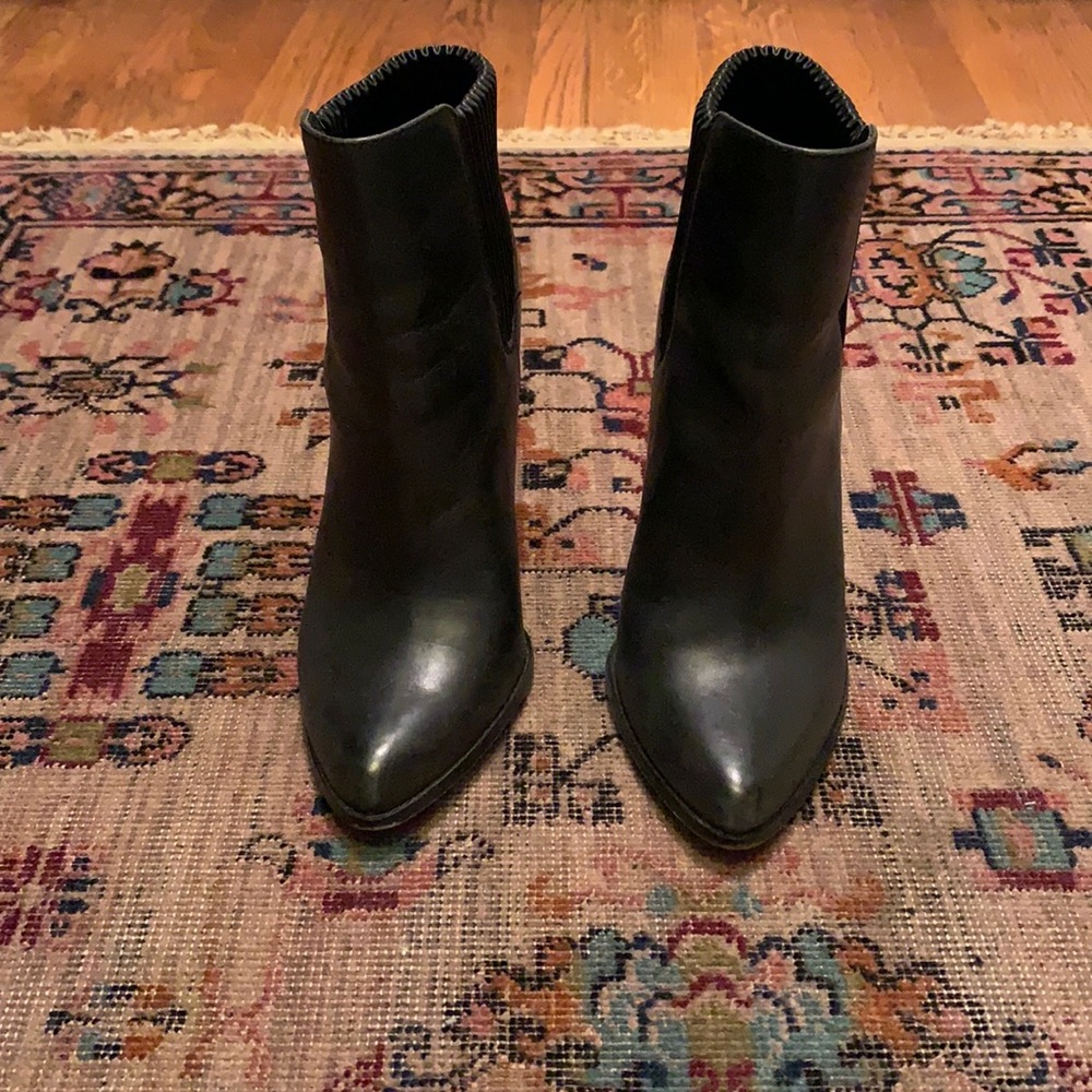 BCBGeneration High Heeled Leather Booties